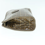FENDI Zucchino Canvas Clutch Bag Beige62934