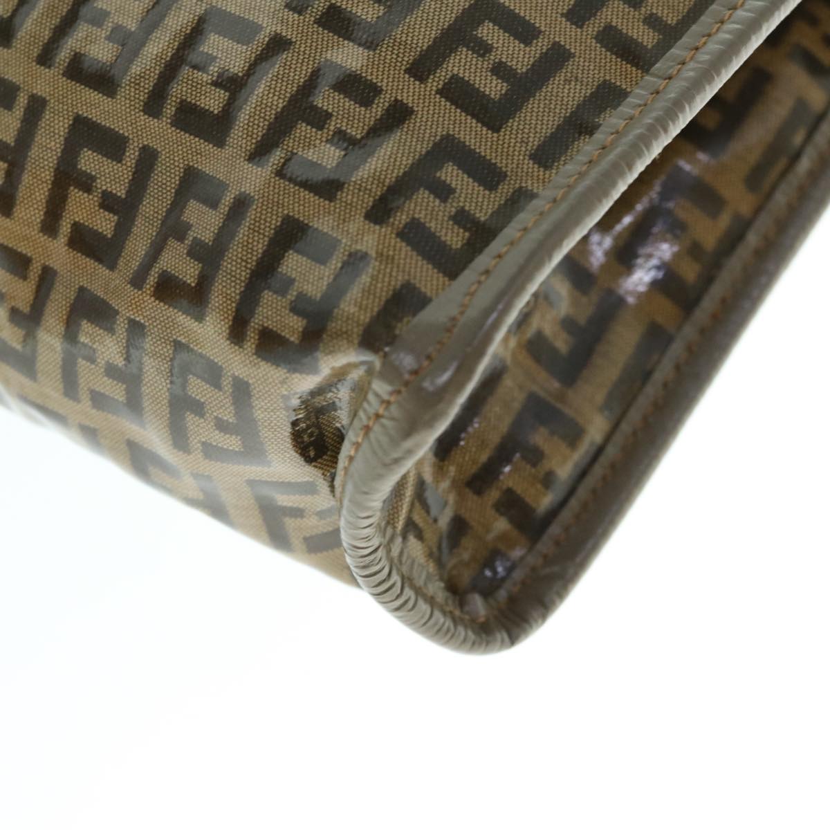 FENDI Zucchino Canvas Clutch Bag Beige62934
