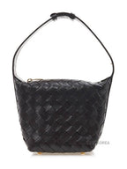 Bottega Veneta Candy Wallace Intrecciato Tote Bag Brown