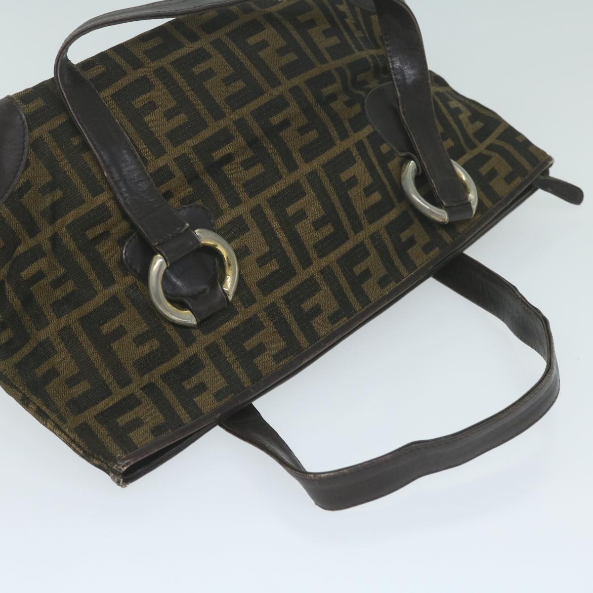 FENDI Zucca Canvas Shoulder Bag 2Set Brown62974