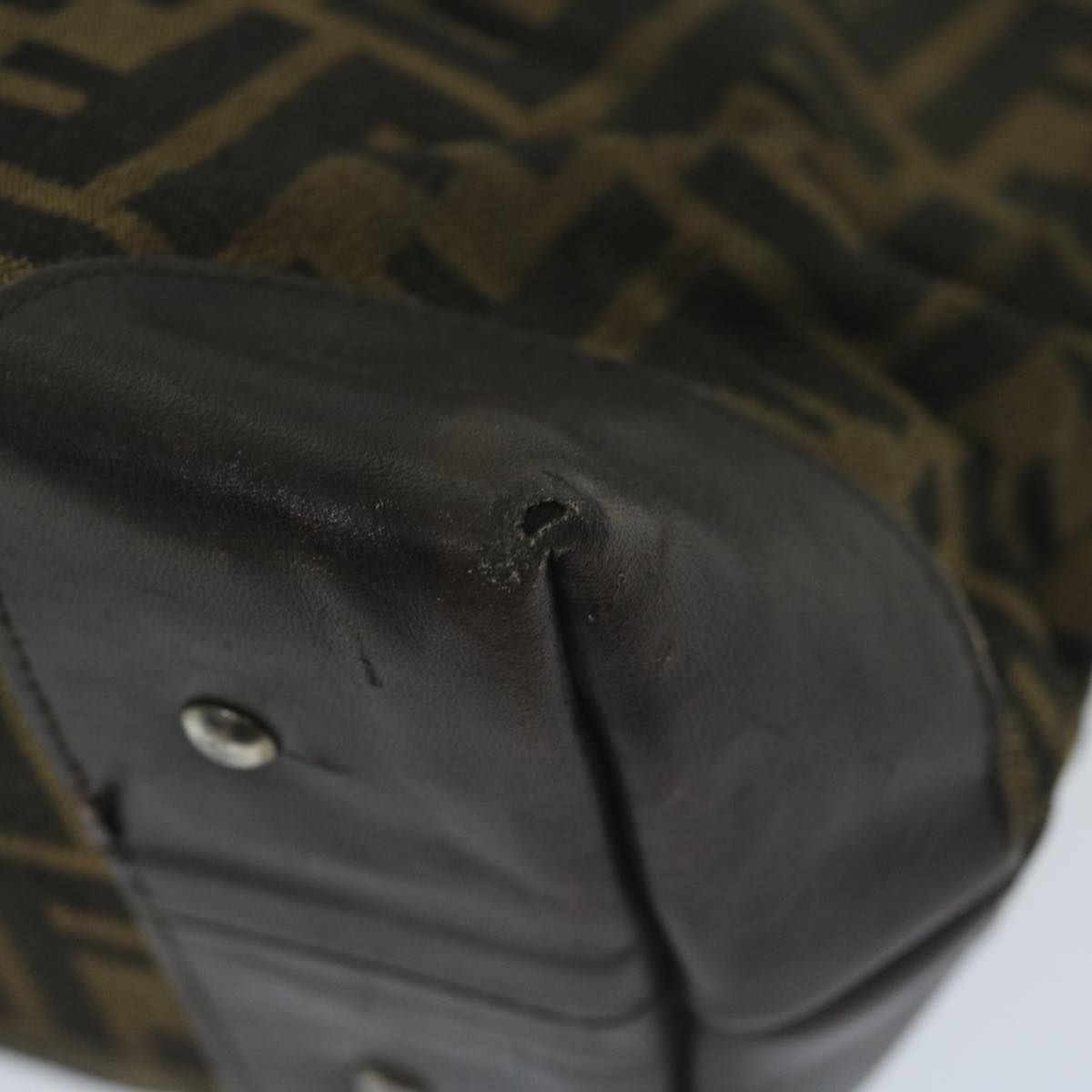 FENDI Zucca Canvas Shoulder Bag 2Set Brown62974