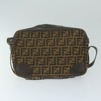 FENDI Zucca Canvas Shoulder Bag 2Set Brown62974