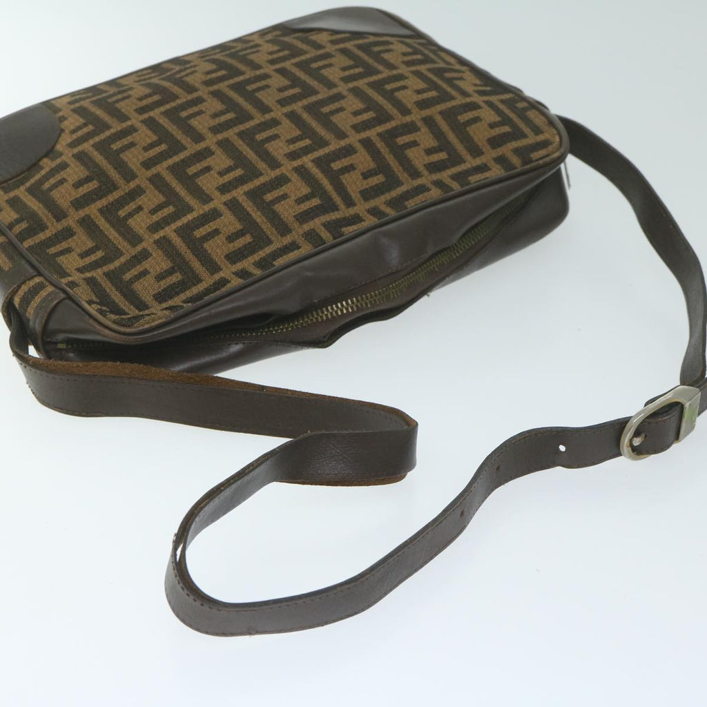 FENDI Zucca Canvas Shoulder Bag 2Set Brown62974