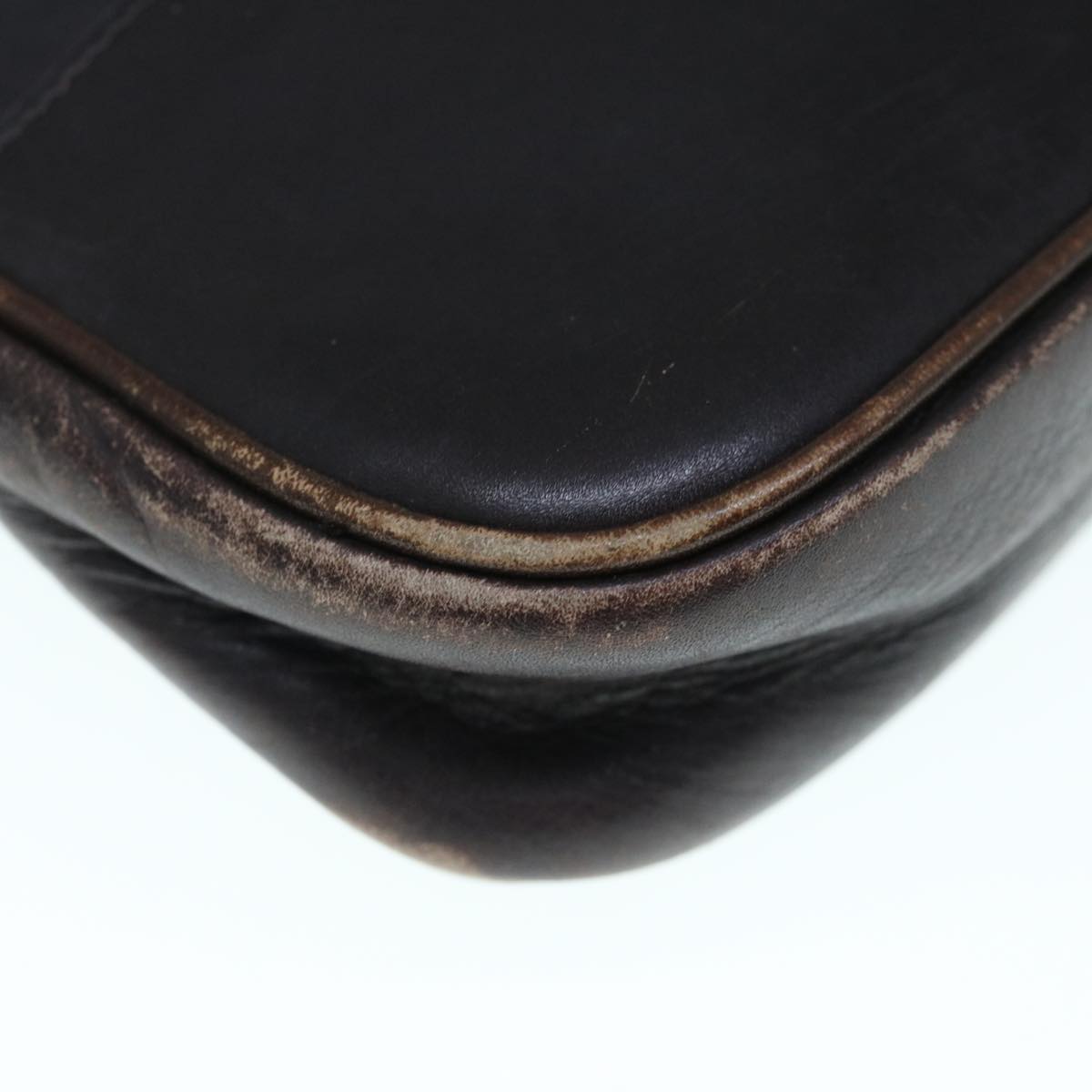 FENDI Zucca Canvas Hand Bag 2way Black Brown62975