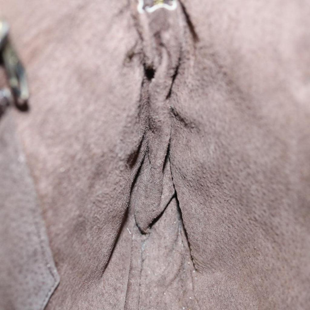 FENDI Zucca Canvas Hand Bag 2way Black Brown62975