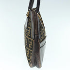 FENDI Zucca Canvas Hand Bag 2way Black Brown62975