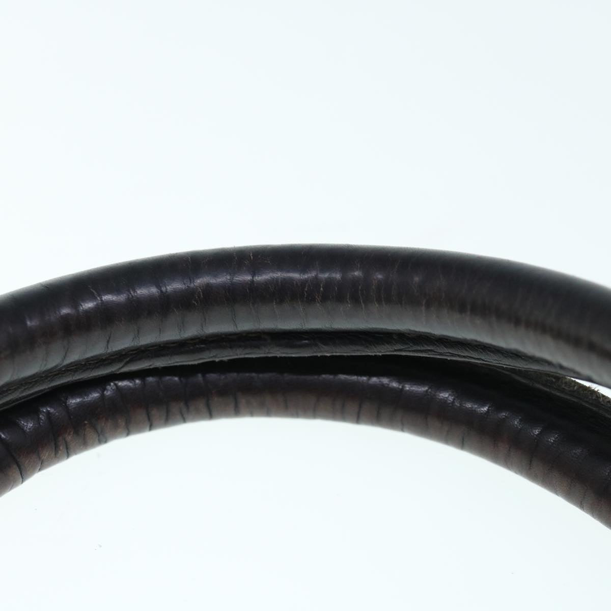 FENDI Zucca Canvas Hand Bag 2way Black Brown62975