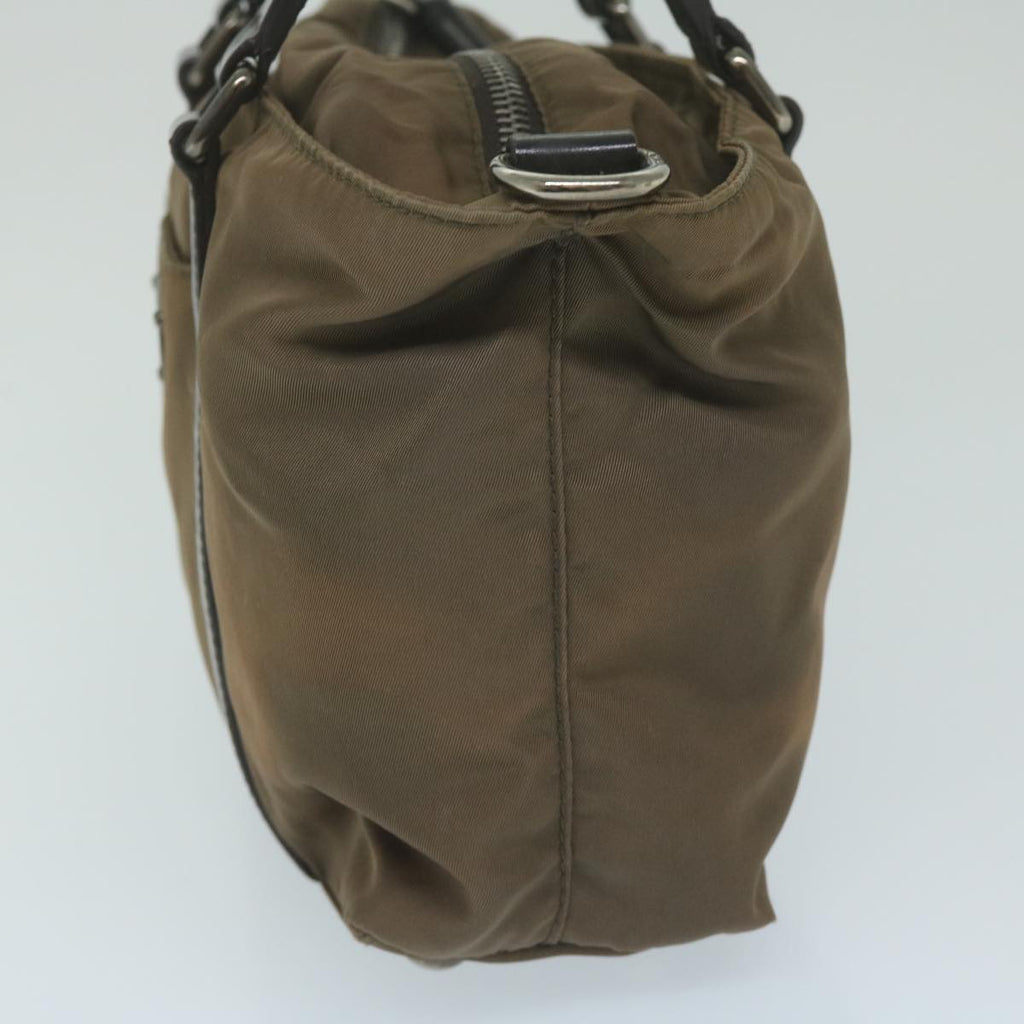 PRADA Hand Bag Nylon 2way Khaki  62983