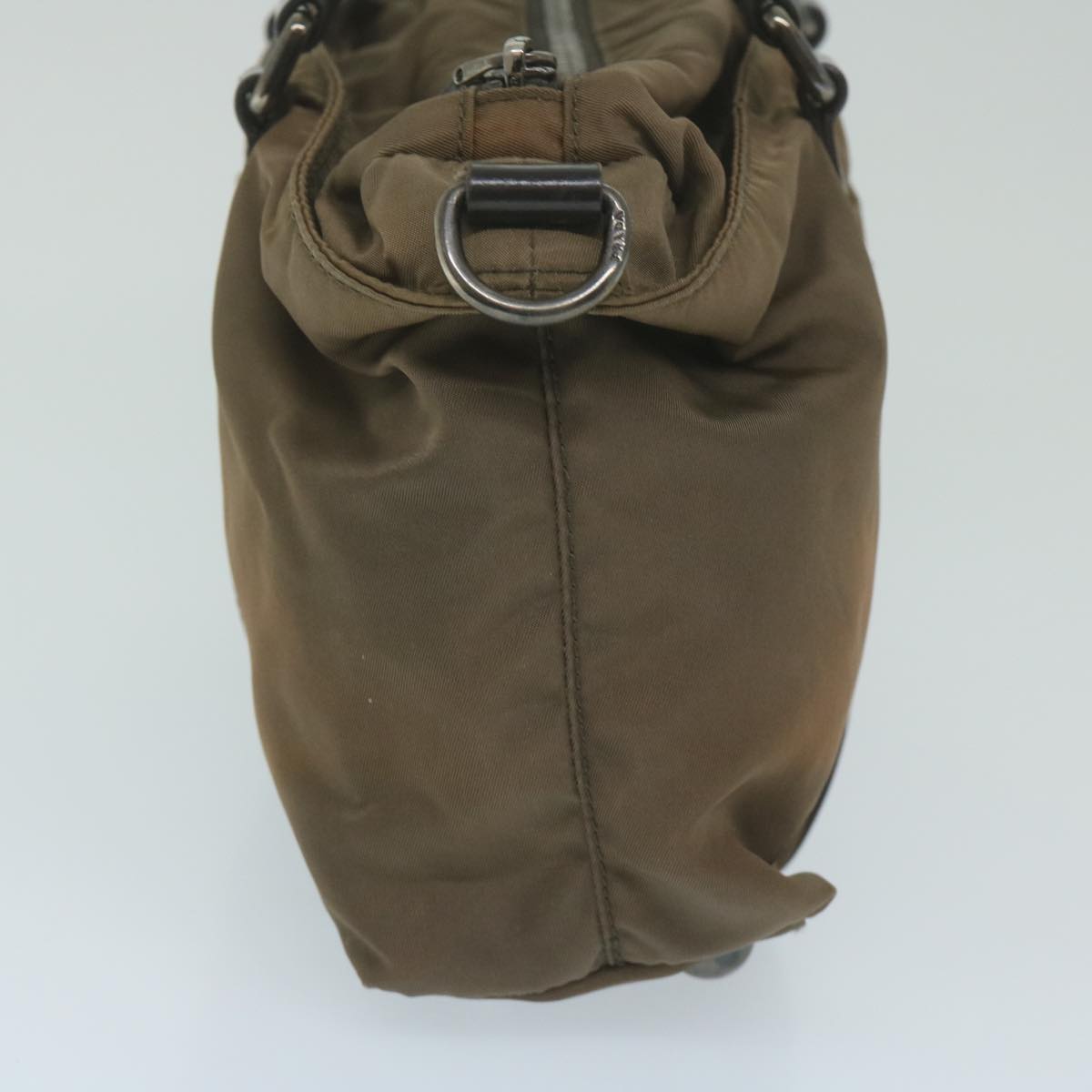 PRADA Hand Bag Nylon 2way Khaki  62983