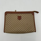 Celine Macadam Beige Clutch Bag