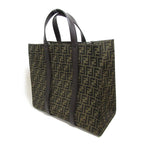 Fendi    Leather Canvas Tote Bag ()