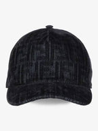 Fendi FF Denim Ball Cap Blue