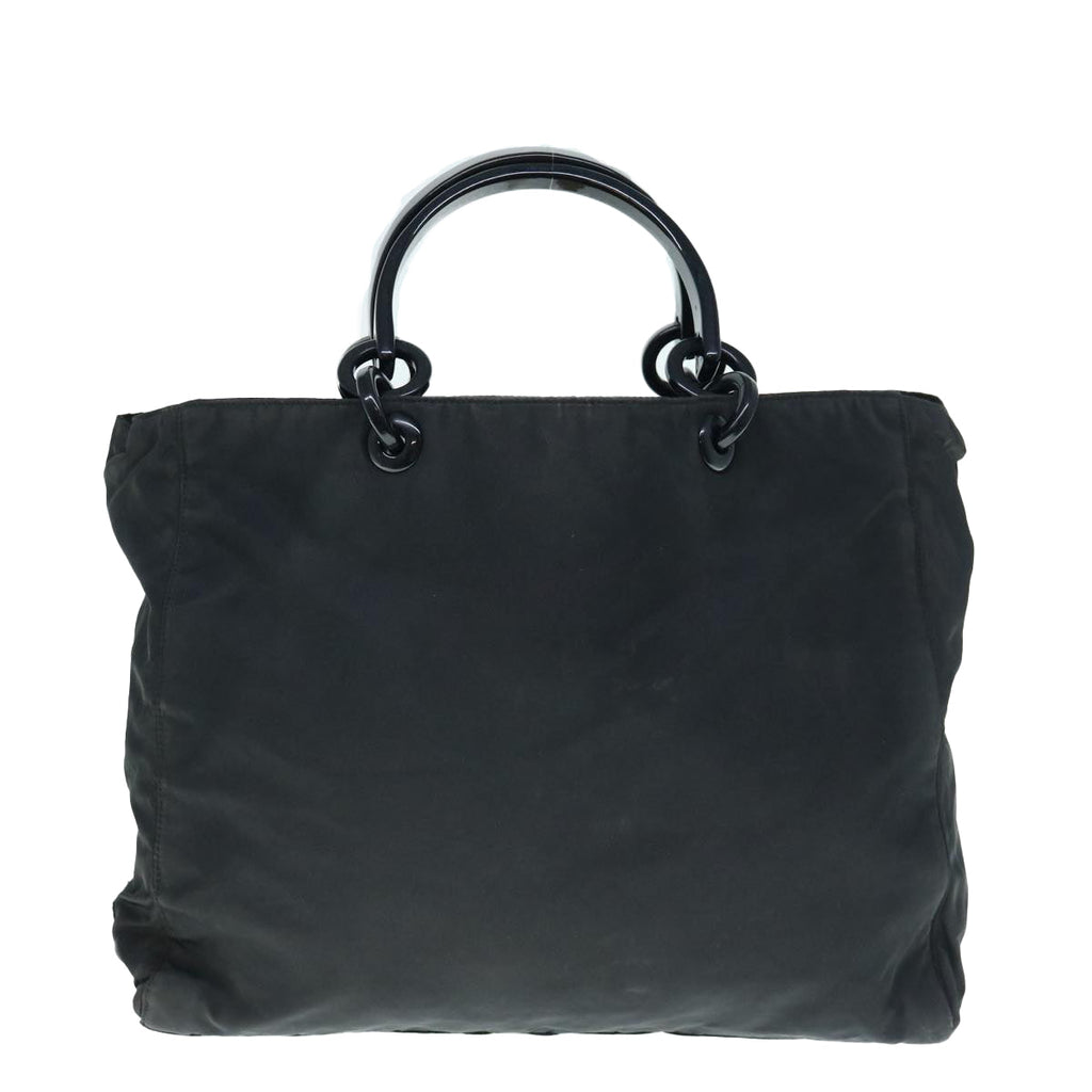 PRADA Hand Bag Nylon Black  63029