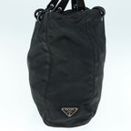 PRADA Hand Bag Nylon Black  63029