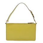 PRADA Accessory Pouch Nylon Yellow  63087