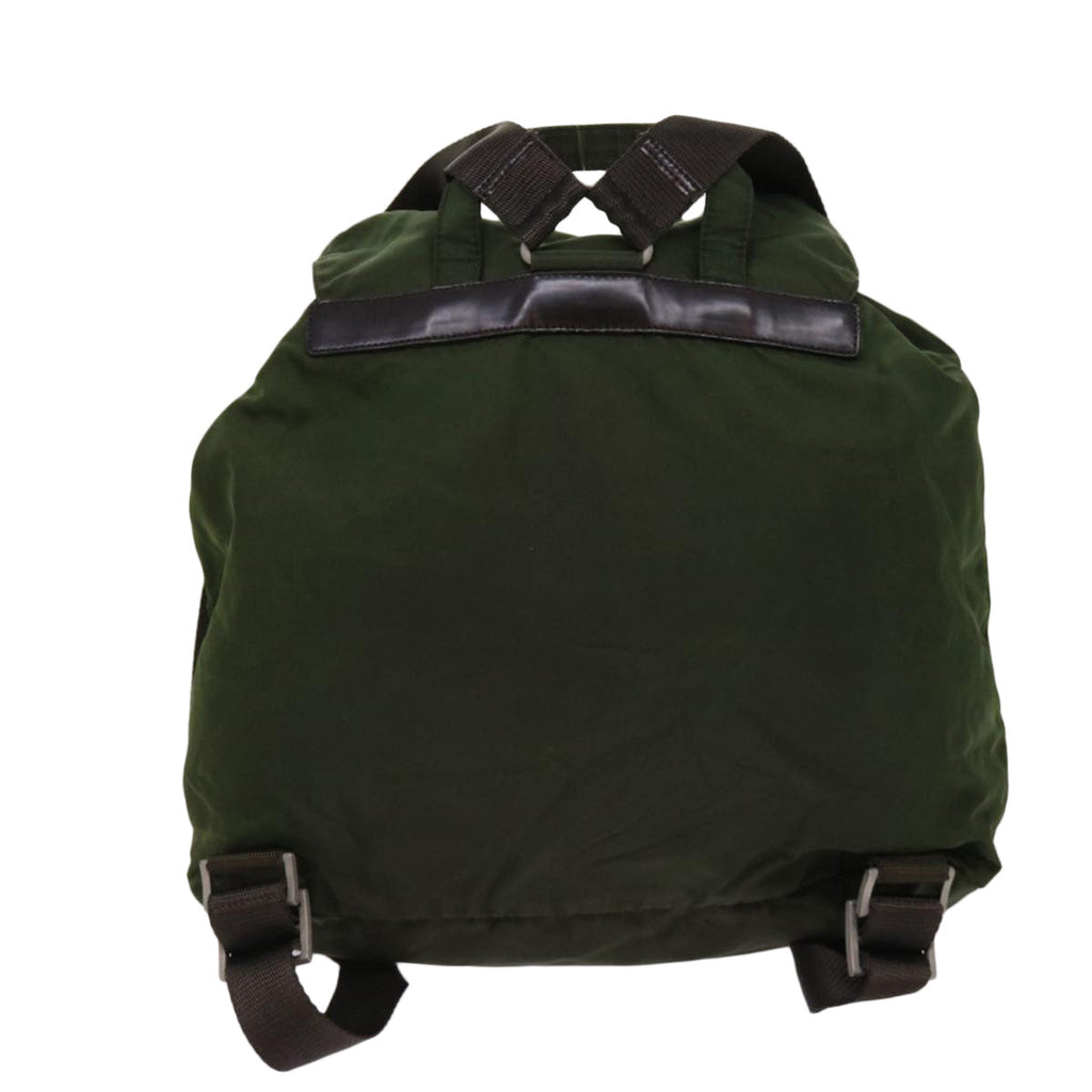 PRADA Backpack Nylon Khaki  63118