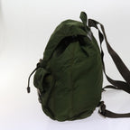 PRADA Backpack Nylon Khaki  63118