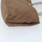 PRADA Hand Bag Nylon Brown  63180