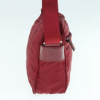 PRADA Shoulder Bag Nylon Red  63181