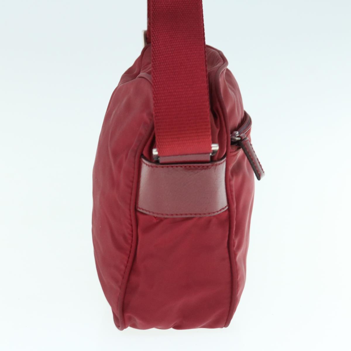 PRADA Shoulder Bag Nylon Red  63181