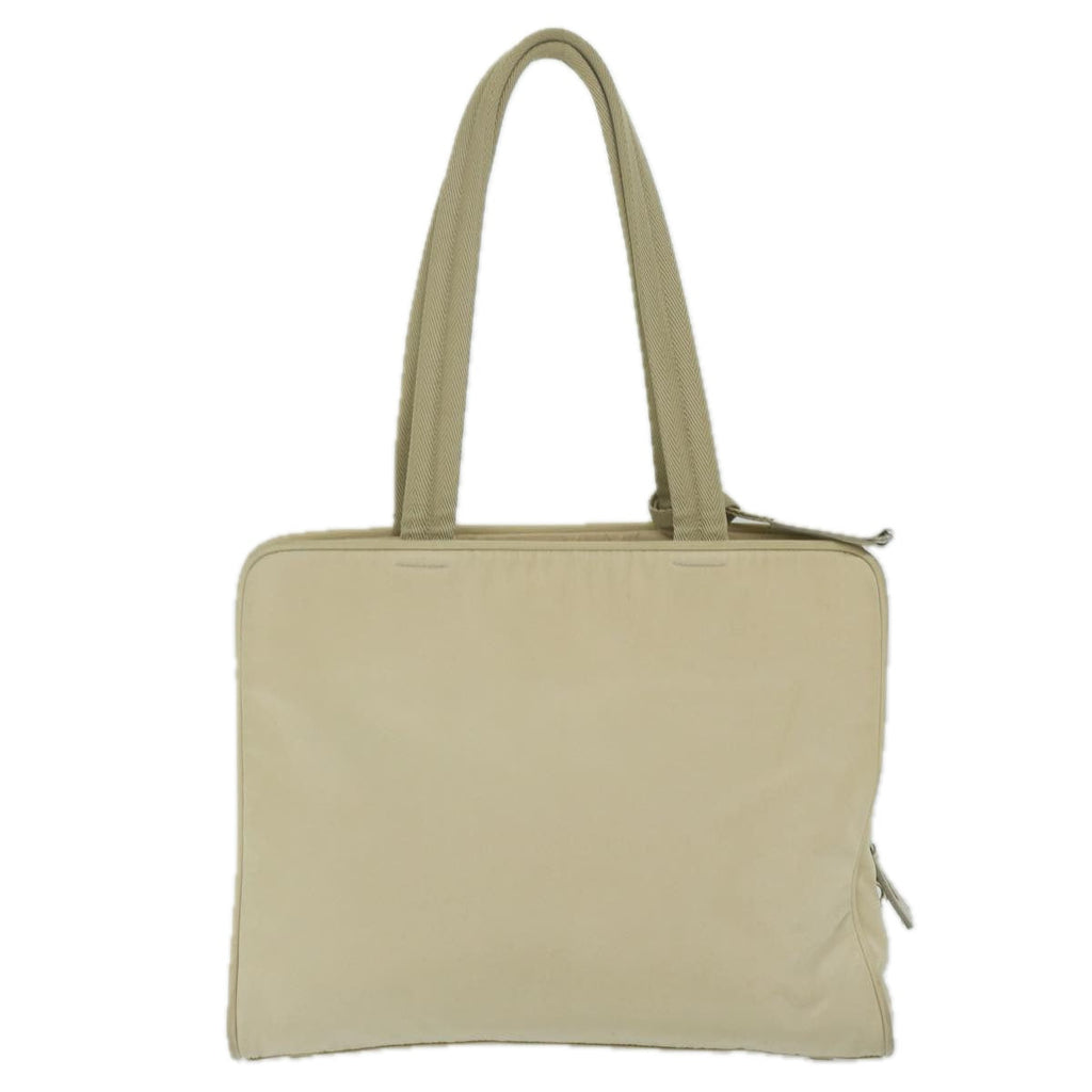 PRADA Tote Bag Nylon Cream  63183