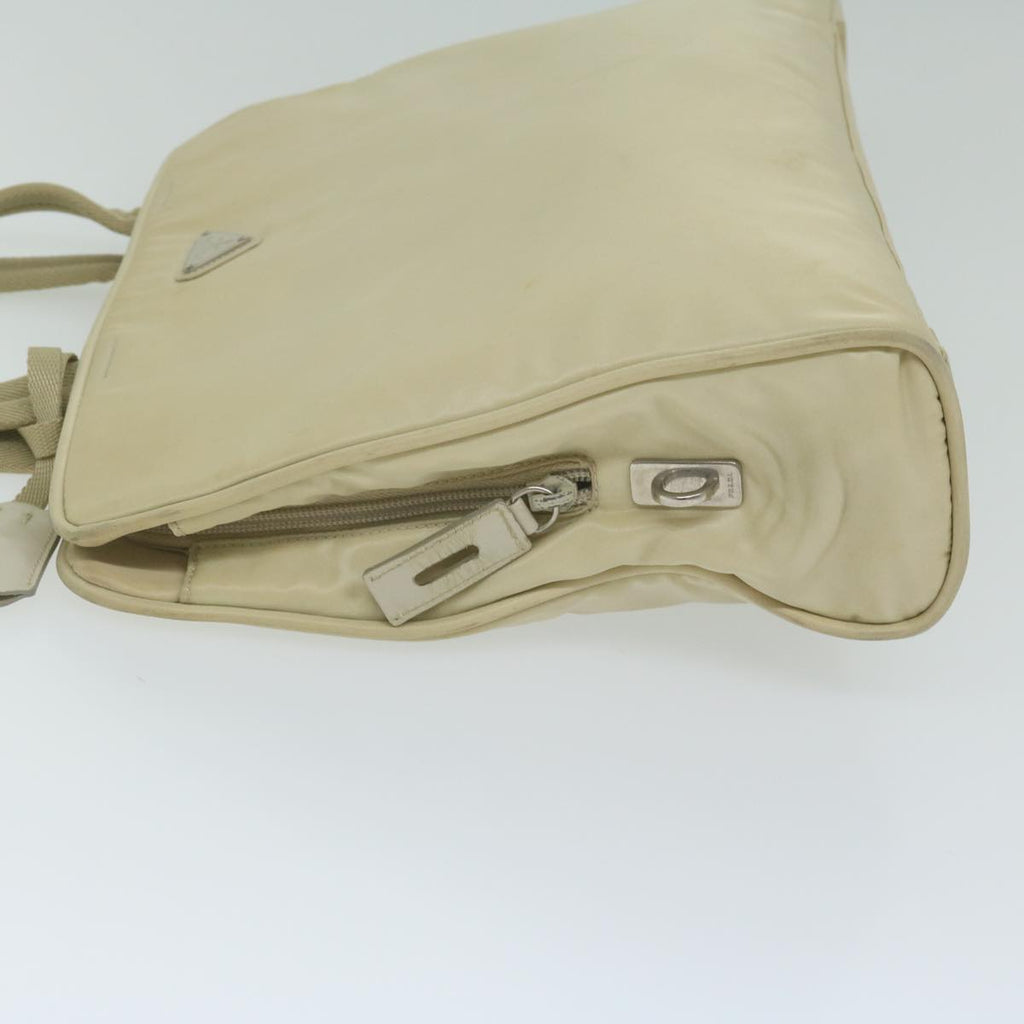 PRADA Tote Bag Nylon Cream  63183