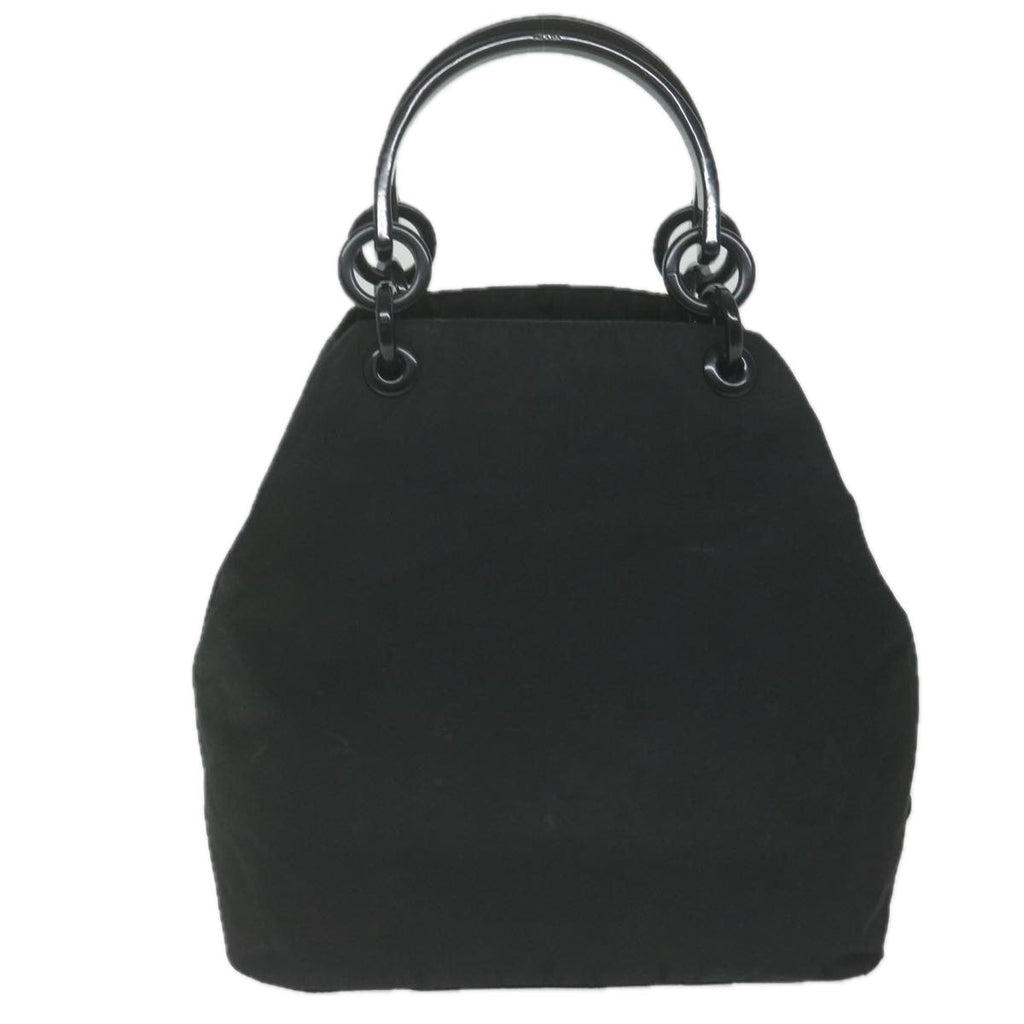 PRADA Hand Bag Nylon Black  63184