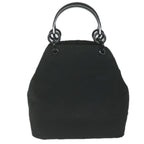 PRADA Hand Bag Nylon Black  63184