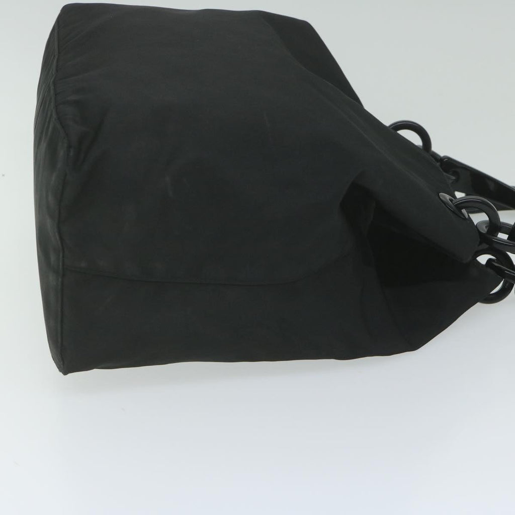 PRADA Hand Bag Nylon Black  63184