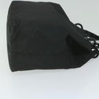 PRADA Hand Bag Nylon Black  63184