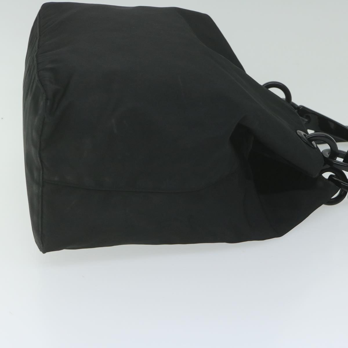 PRADA Hand Bag Nylon Black  63184