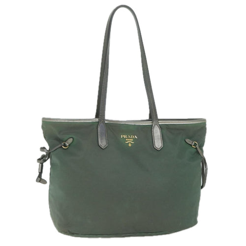 PRADA Tote Bag Nylon Khaki  63186