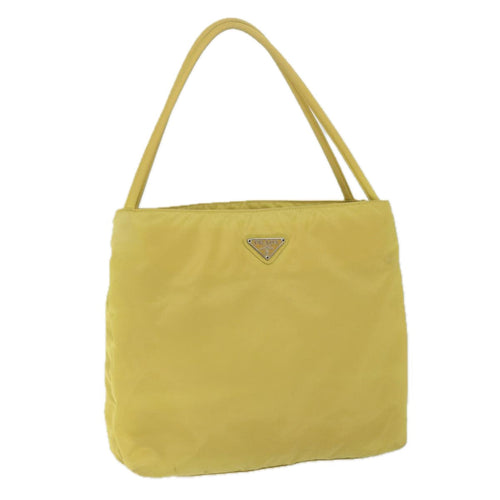 PRADA Tote Bag Nylon Yellow  63188