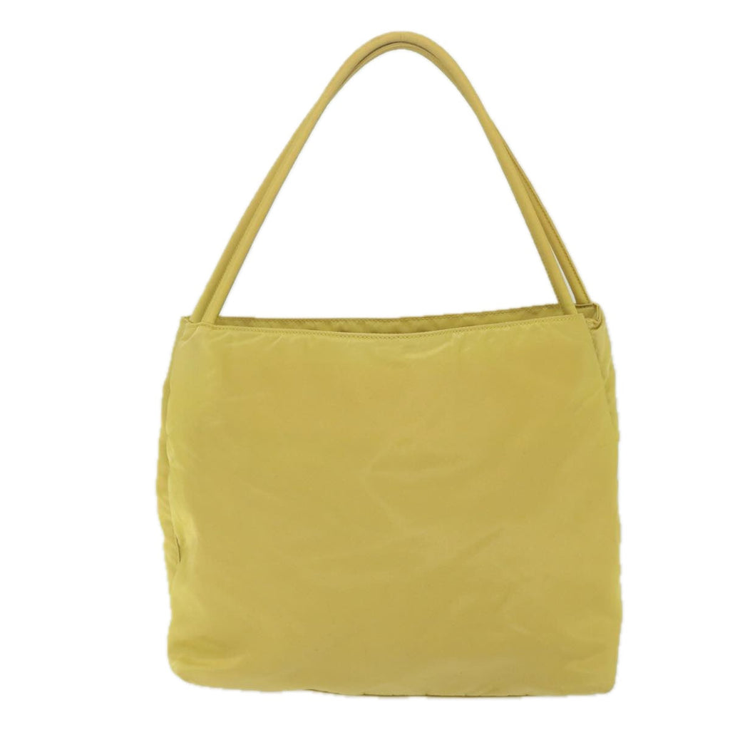 PRADA Tote Bag Nylon Yellow  63188