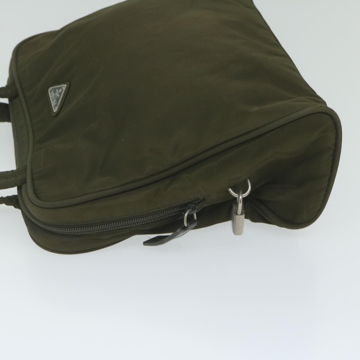 PRADA Tote Bag Nylon Khaki  63190