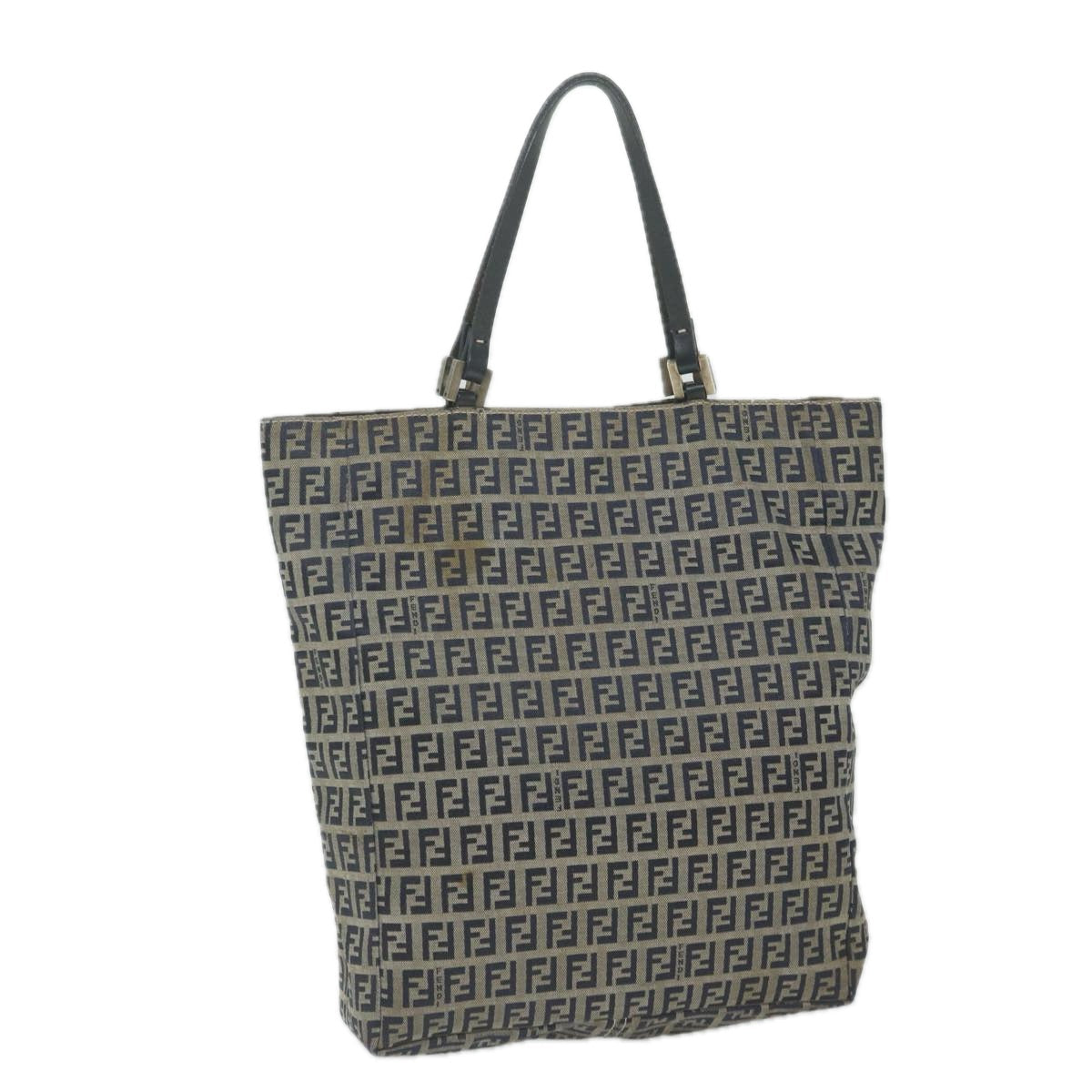 FENDI Zucchino Canvas Hand Bag Navy63193