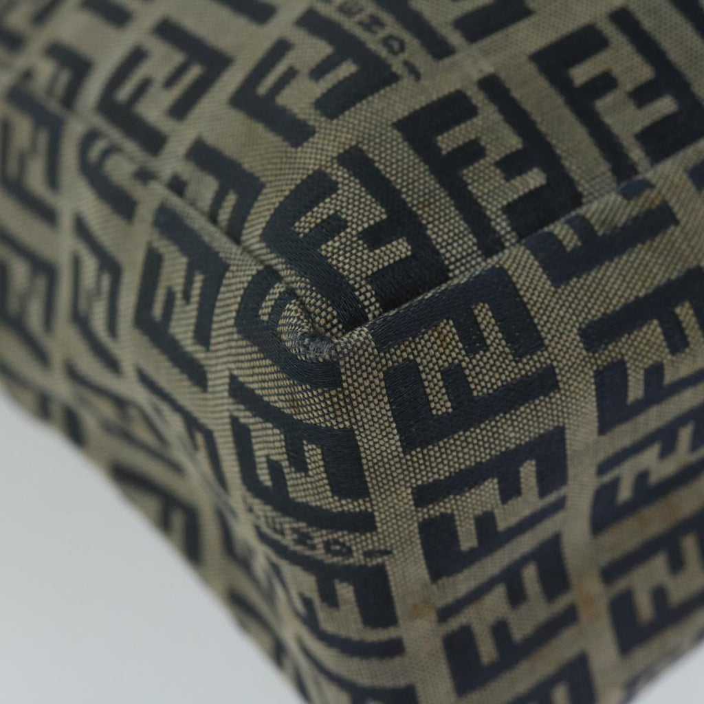 FENDI Zucchino Canvas Hand Bag Navy63193