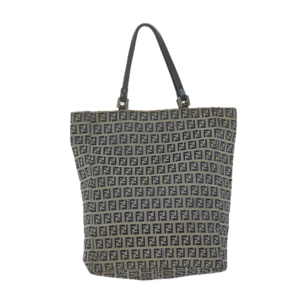 FENDI Zucchino Canvas Hand Bag Navy63193