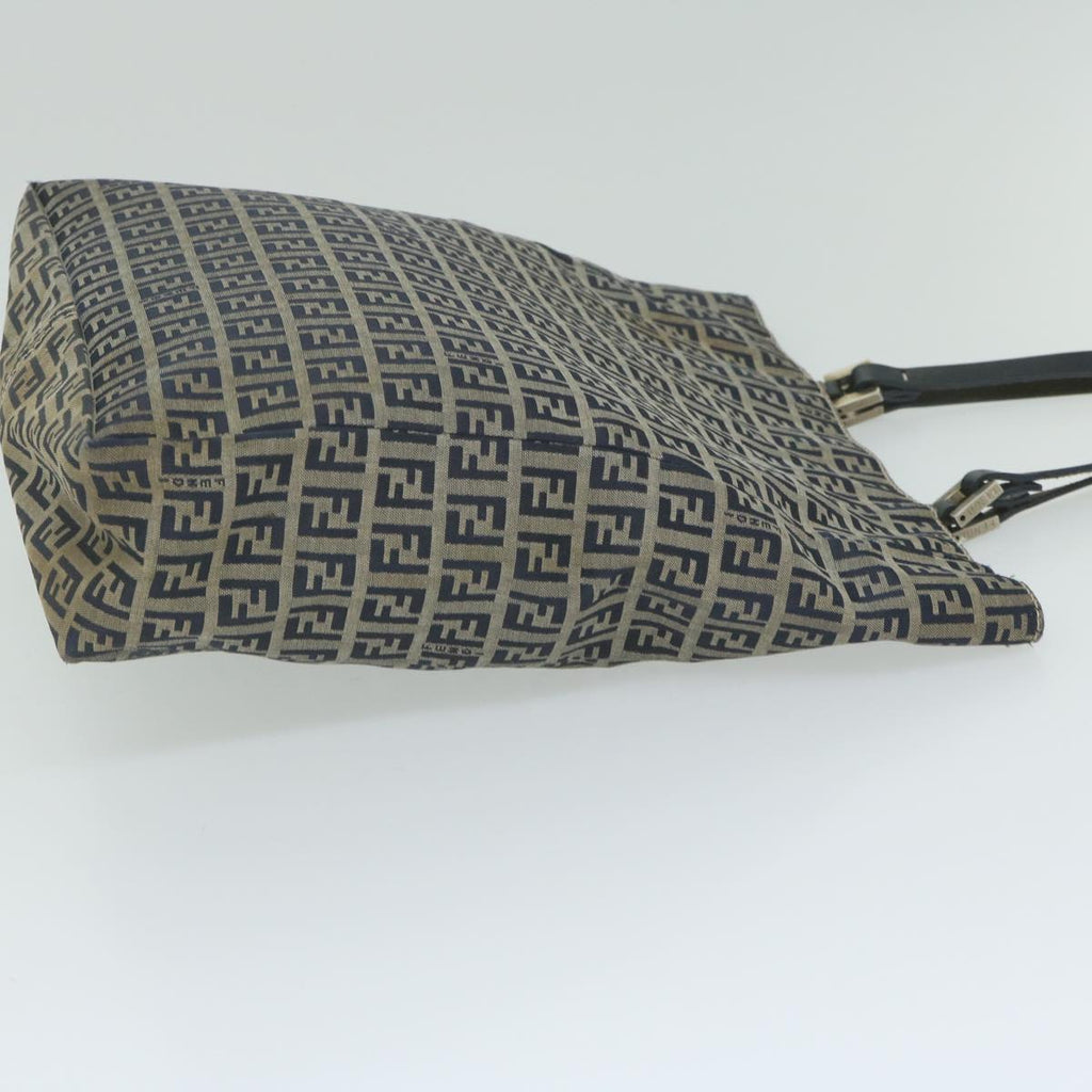 FENDI Zucchino Canvas Hand Bag Navy63193