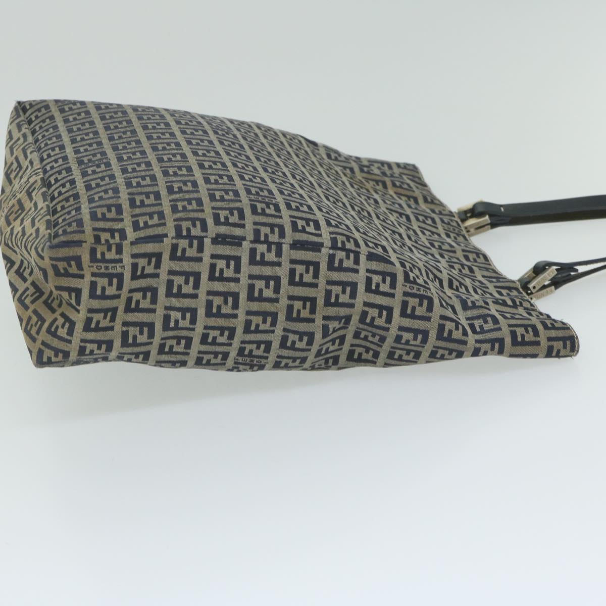 FENDI Zucchino Canvas Hand Bag Navy63193