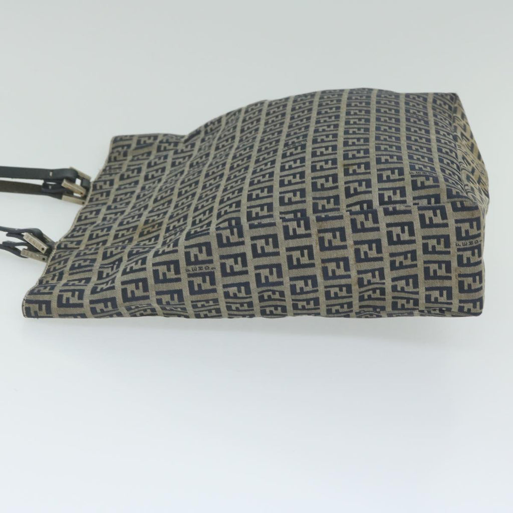 FENDI Zucchino Canvas Hand Bag Navy63193
