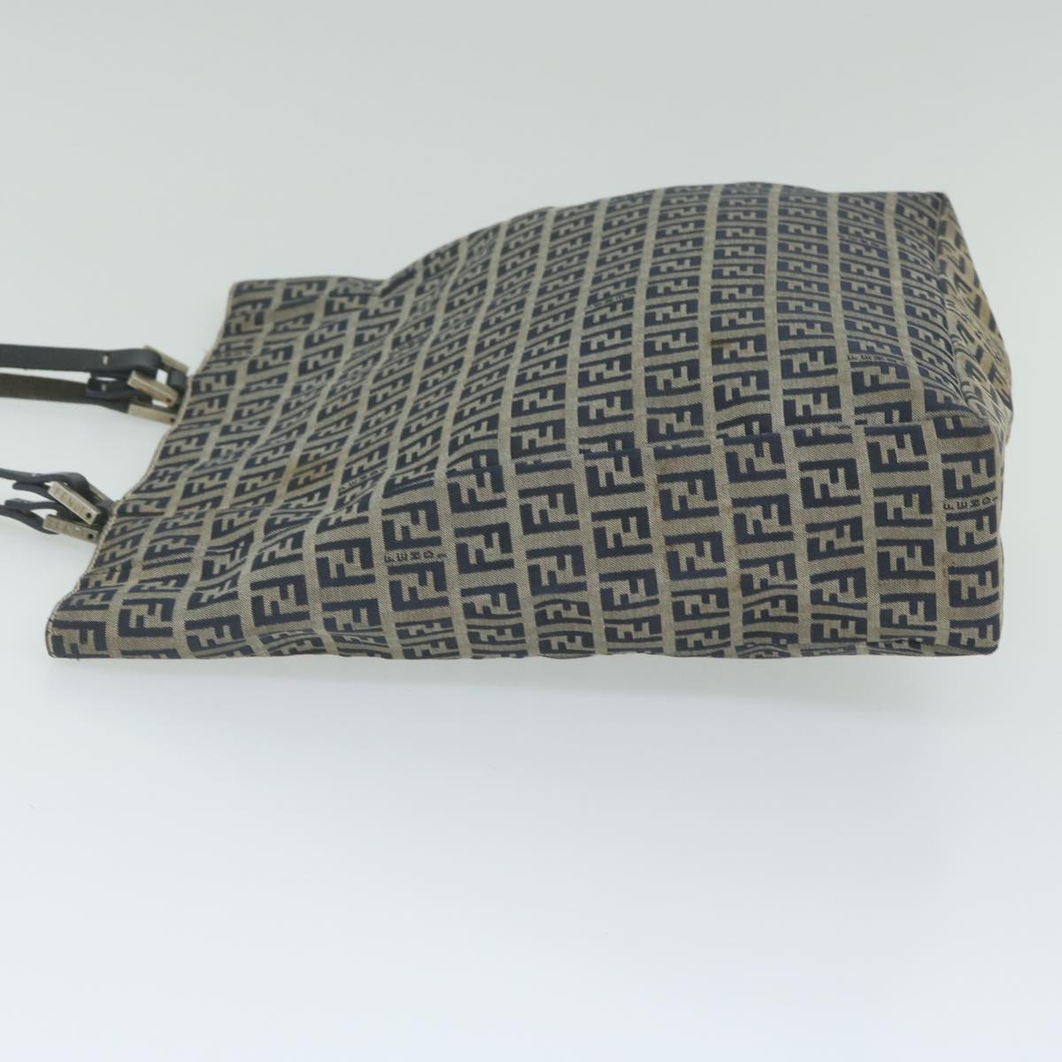FENDI Zucchino Canvas Hand Bag Navy63193