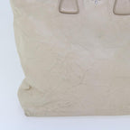 PRADA Hand Bag Leather 2way Beige  63197