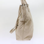 PRADA Hand Bag Leather 2way Beige  63197