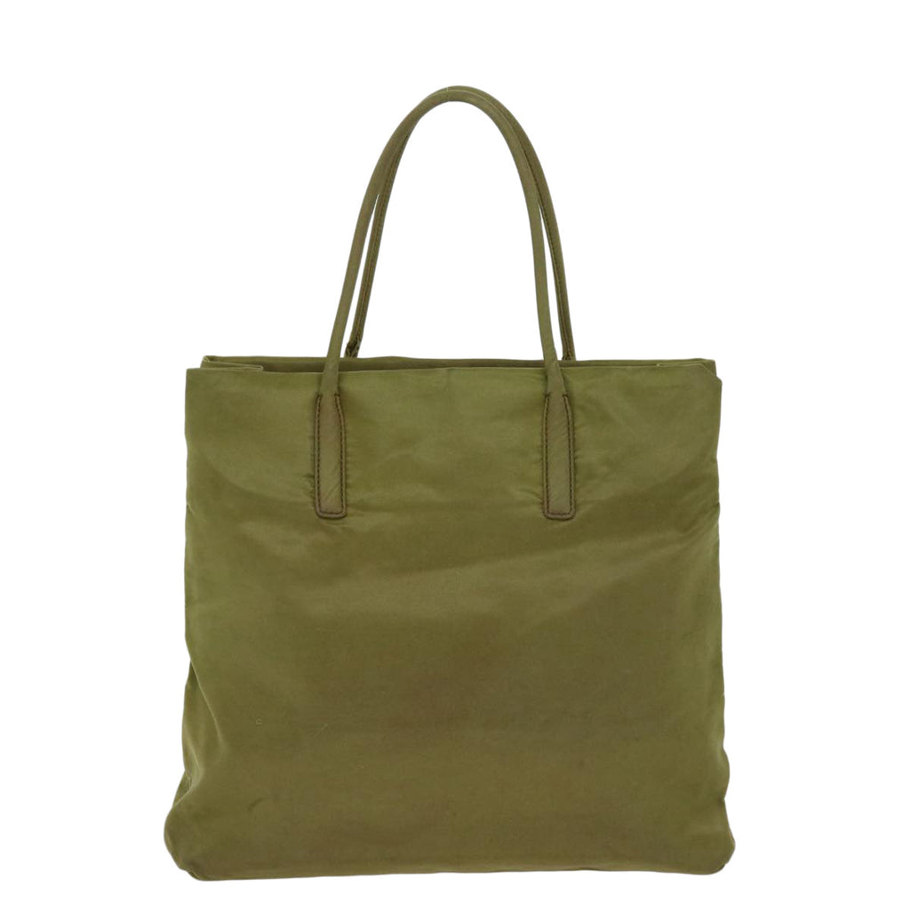PRADA Hand Bag Nylon Khaki  63208