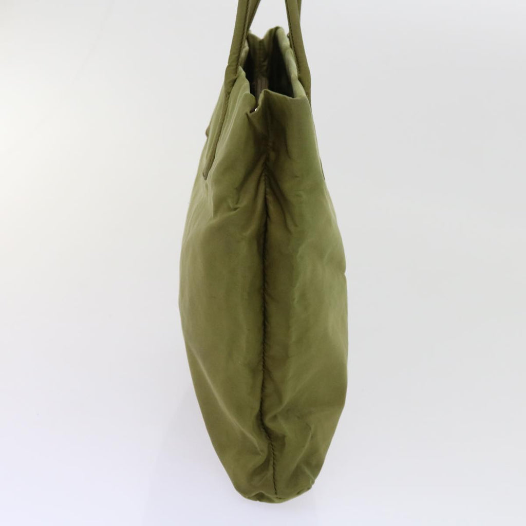 PRADA Hand Bag Nylon Khaki  63208