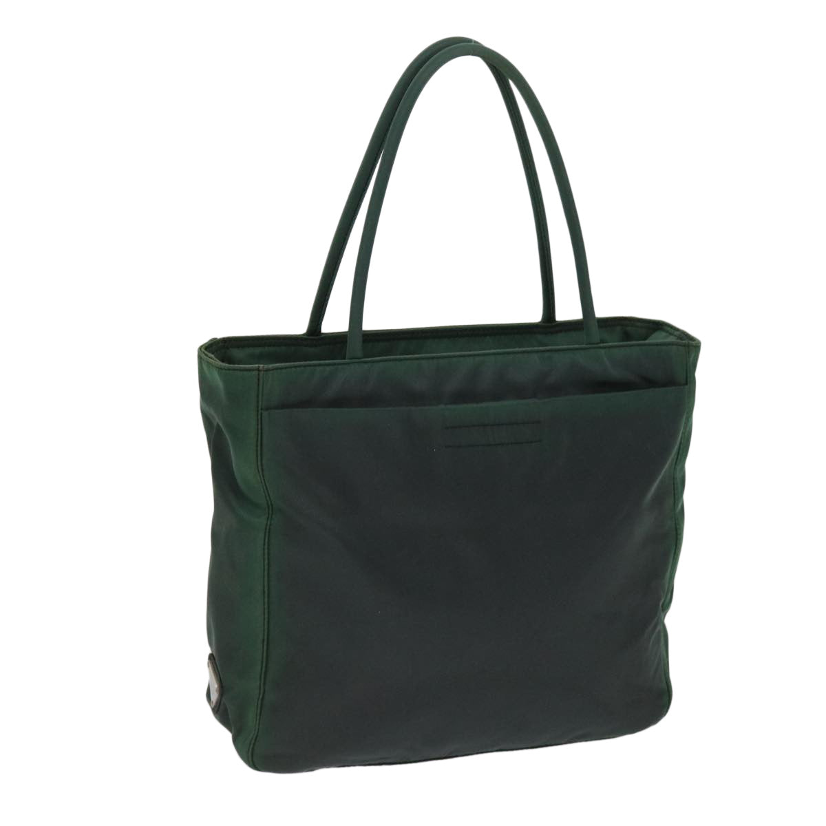 PRADA Hand Bag Nylon Green  63209