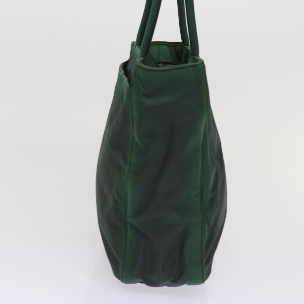 PRADA Hand Bag Nylon Green  63209