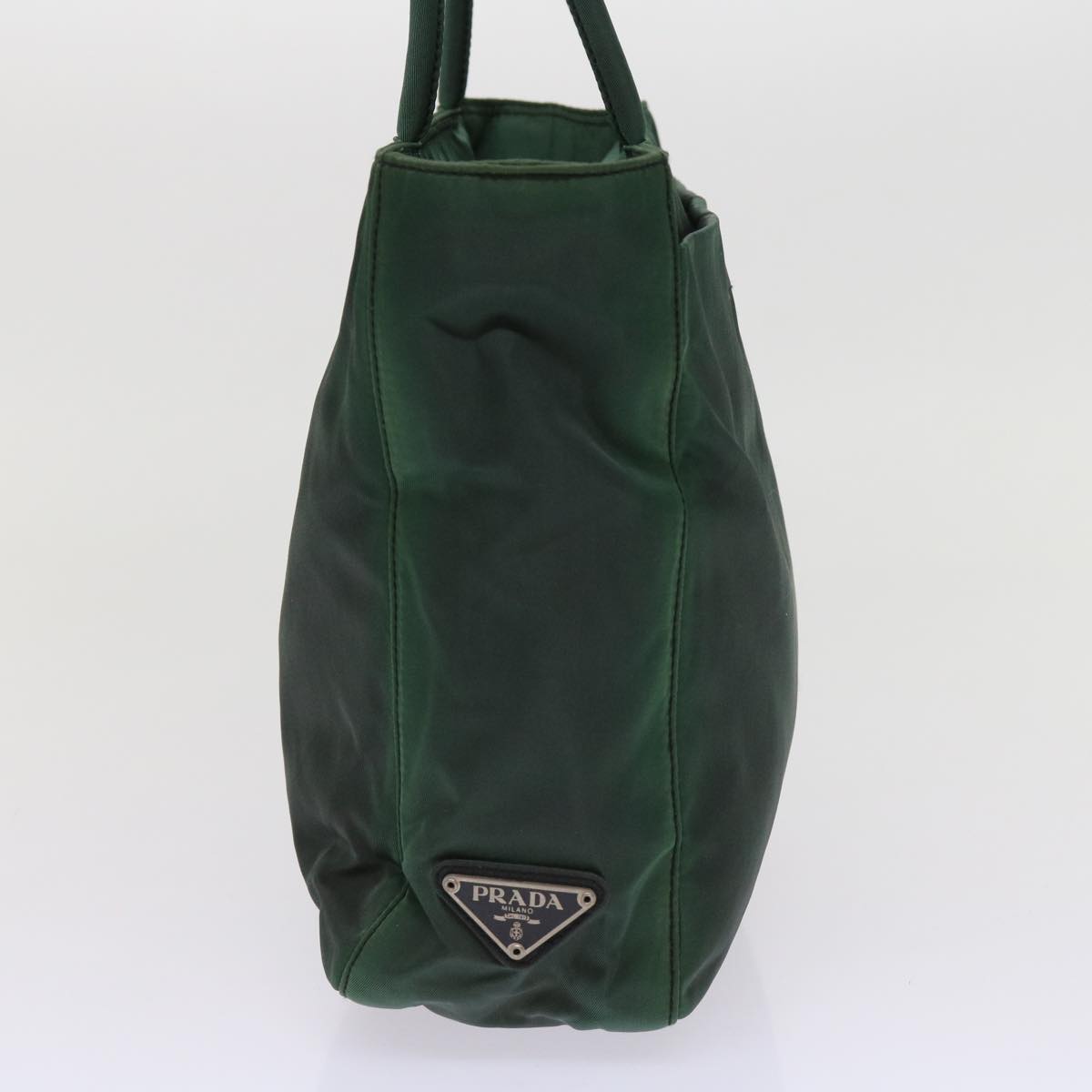 PRADA Hand Bag Nylon Green  63209