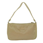 PRADA Accessory Pouch Nylon Beige  63225